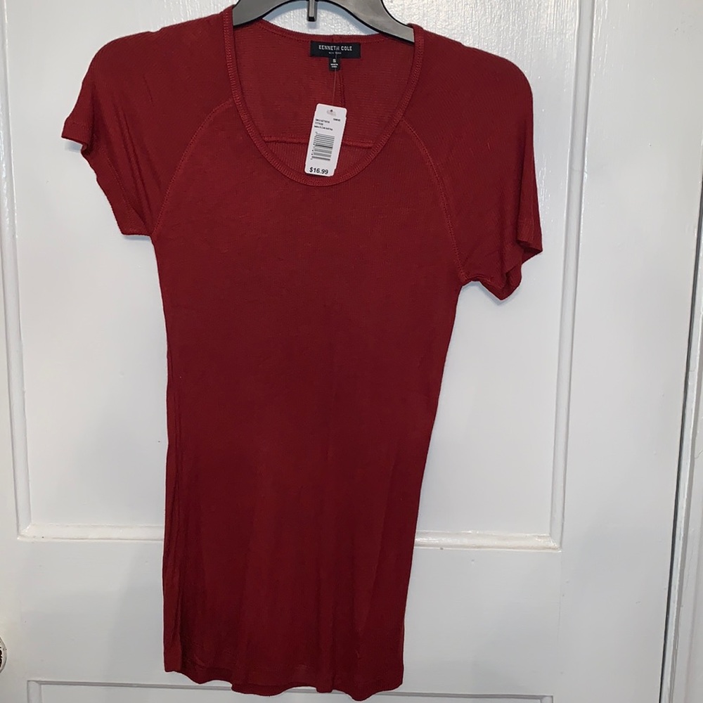 Burgundy shirt